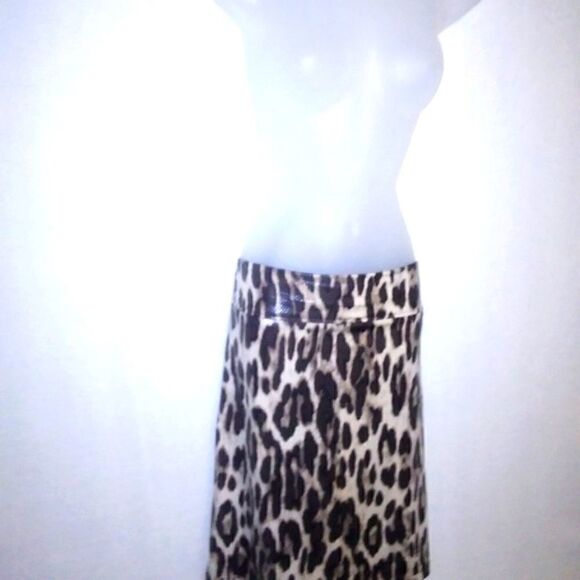 CHICO Skirt LEOPARD GREAT Fit SEQUINED Style NEVER WORN Sz 2 - Picture 7 of 7